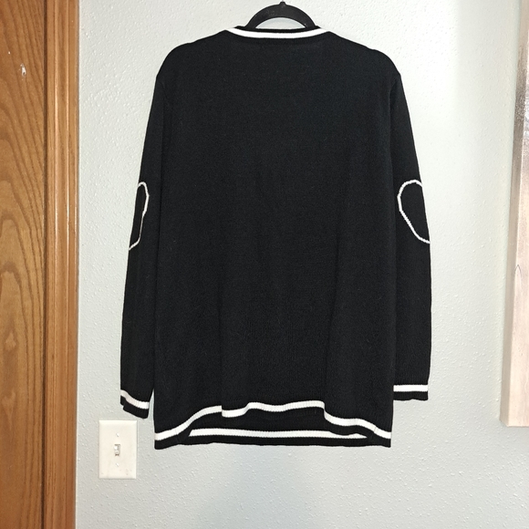 Shein Curvy Halloween Skull Sweater - Picture 9 of 9